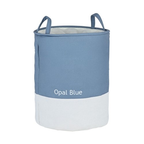 Estia ESTIA ΚΑΛΑΘΙ ΑΠΛΥΤΩΝ TONE LAB ΜΕ ΧΕΡΟΥΛΙΑ 35x35x50cm OPAL BLUE