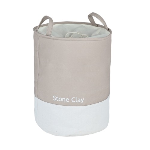 Estia ESTIA ΚΑΛΑΘΙ ΑΠΛΥΤΩΝ TONE LAB ΜΕ ΧΕΡΟΥΛΙΑ 35x35x50cm STONE CLAY