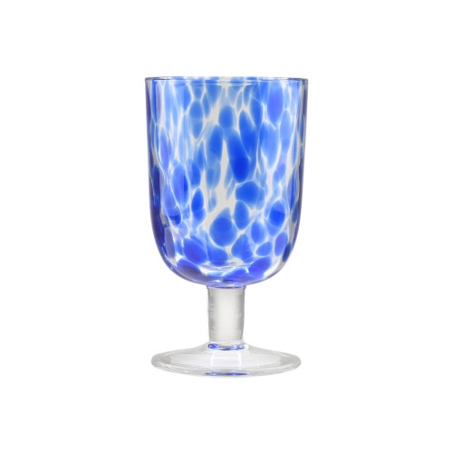Estia ESTIA ΠΟΤΗΡΙ ΚΡΑΣΙΟΥ COLORBURST ΓΥΑΛΙΝΟ 380ml ΜΠΛΕ ΣΕΤ 6ΤΕΜ.