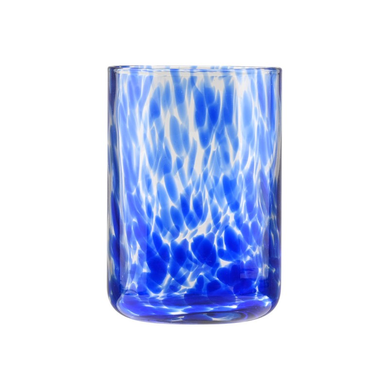 Estia ESTIA ΠΟΤΗΡΙ ΝΕΡΟΥ ΧΑΜΗΛΟ COLORBURST ΓΥΑΛΙΝΟ 360ml ΜΠΛΕ ΣΕΤ 6ΤΕΜ.