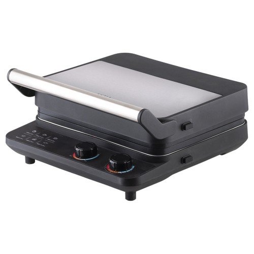 Estia ESTIA ΣΑΝΤΟΥΙΤΣΙΕΡΑ ΓΚΡΙΛΙΕΡΑ INOXSENSE 4 ΘΕΣΕΩΝ 2000W ΜΕ ΑΠΟΣΠΩΜΕΝΕΣ ΑΝΤΙΚΟΛΛΗΤΙΚΕΣ ΠΛΑΚΕΣ