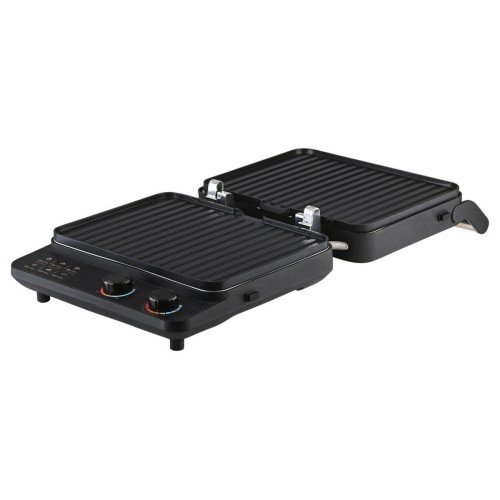 Estia ESTIA ΣΑΝΤΟΥΙΤΣΙΕΡΑ ΓΚΡΙΛΙΕΡΑ INOXSENSE 4 ΘΕΣΕΩΝ 2000W ΜΕ ΑΠΟΣΠΩΜΕΝΕΣ ΑΝΤΙΚΟΛΛΗΤΙΚΕΣ ΠΛΑΚΕΣ