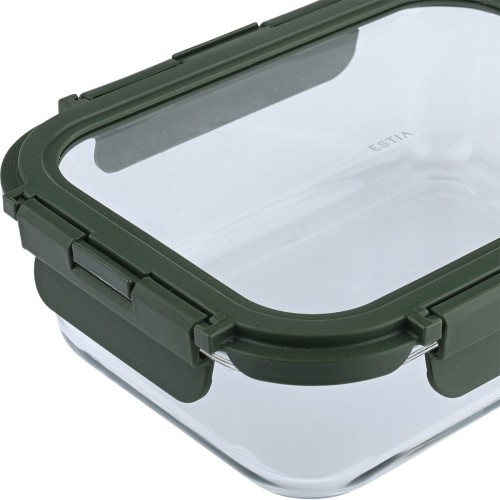 Estia ESTIA ΦΑΓΗΤΟΔΟΧΕΙΟ CLICK&SEAL 1510ml 22.1x16.5x6.6cm OLIVE
