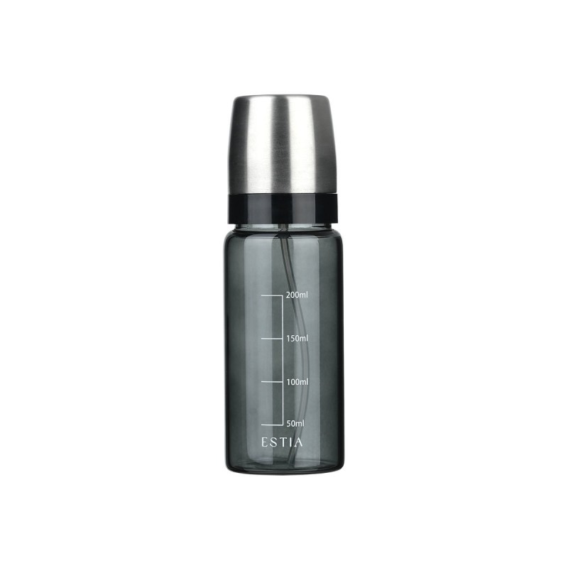 Estia ESTIA ΓΥΑΛΙΝΟ ΔΟΧΕΙΟ ΓΙΑ ΛΑΔΙ & ΞΥΔΙ 230ml ΜΕ ΡΟΗ ΚΑΙ ΚΕΦΑΛΗ ΨΕΚΑΣΜΟΥ