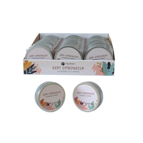 Estia ESTIA ΚΕΡΙ ΣΙΤΡΟΝΕΛΑΣ ΣΕ ΜΕΤΑΛΛΙΚΟ ΔΟΧΕΙΟ 160gr ASSORTED