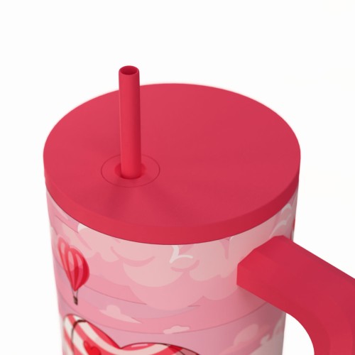 Estia ESTIA ΘΕΡΜΟΣ STRAW TUMBLER XL SAVE THE AEGEAN 900ml LOVE ASCEND