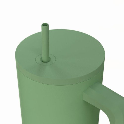 Estia ESTIA ΘΕΡΜΟΣ STRAW TUMBLER XL SAVE THE AEGEAN 900ml PINE