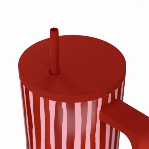 Estia ESTIA ΘΕΡΜΟΣ STRAW TUMBLER XL SAVE THE AEGEAN 900ml VIVA STRIPE