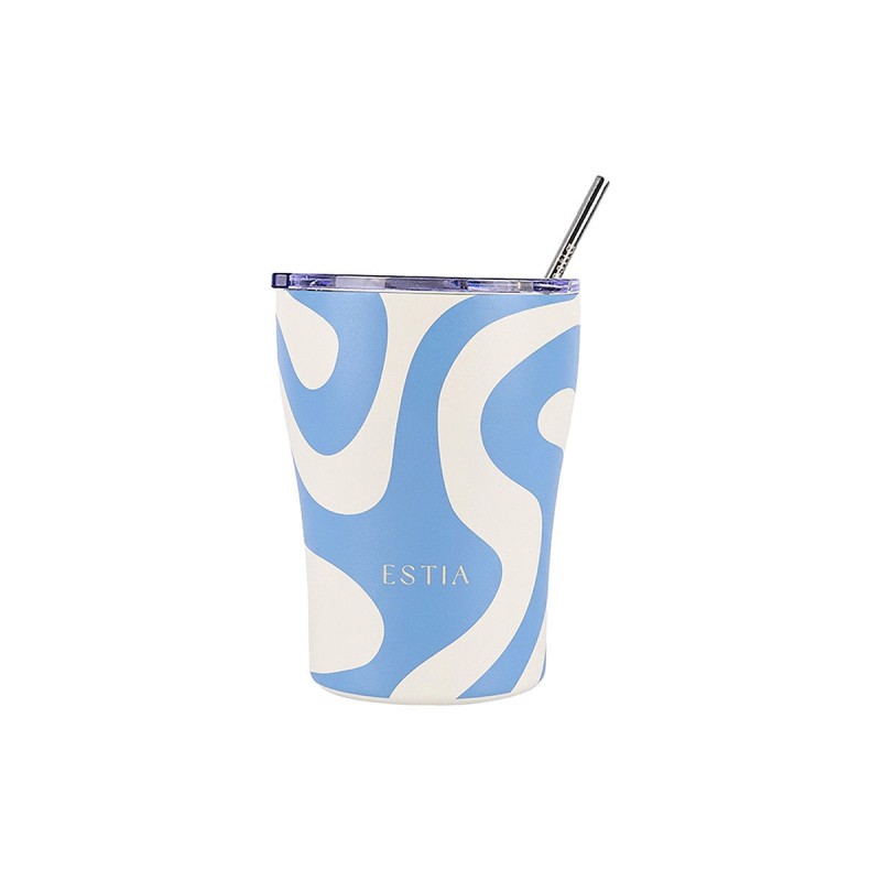 Estia ESTIA ΘΕΡΜΟΣ COFFEE MUG SAVE THE AEGEAN 350ml OCEAN WAVES