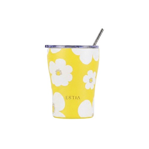 Estia ESTIA ΘΕΡΜΟΣ COFFEE MUG SAVE THE AEGEAN 350ml YELLOW DAISY
