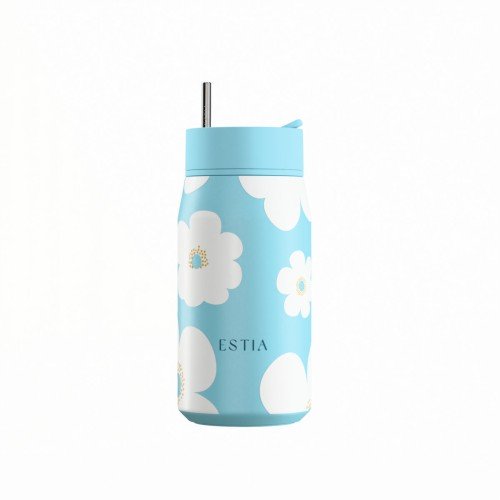 Estia ESTIA ΘΕΡΜΟΣ LENS SAVE THE AEGEAN 360ml BLUE DAISY
