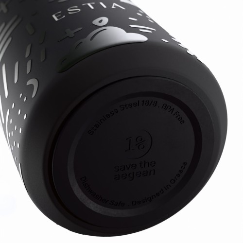 Estia ESTIA ΘΕΡΜΟΣ LENS SAVE THE AEGEAN 360ml NOIR ECHO