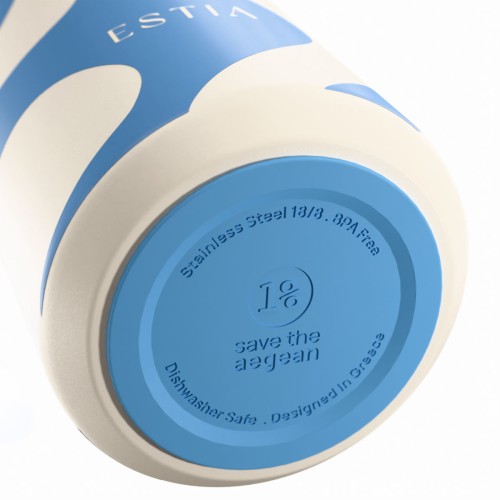 Estia ESTIA ΘΕΡΜΟΣ LENS SAVE THE AEGEAN 360ml OCEAN WAVES
