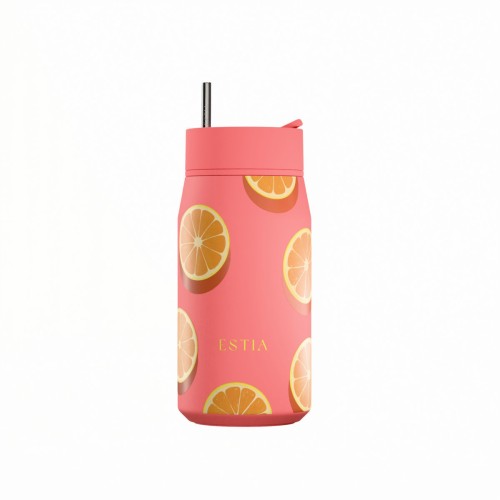 Estia ESTIA ΘΕΡΜΟΣ LENS SAVE THE AEGEAN 360ml ORANGE POP