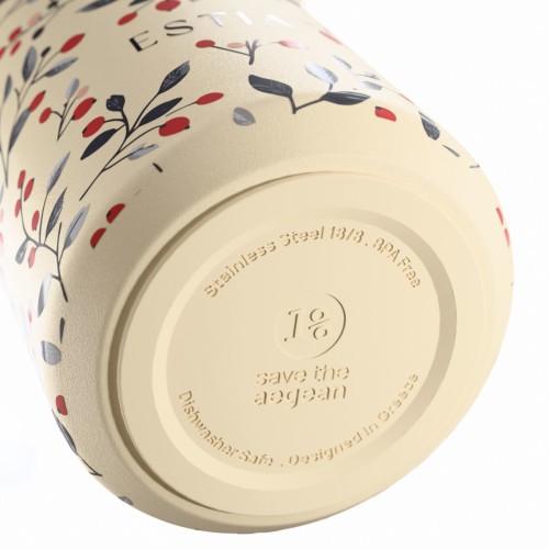 Estia ESTIA ΘΕΡΜΟΣ PULSE  SAVE THE AEGEAN 500ml BLOOM BEIGE