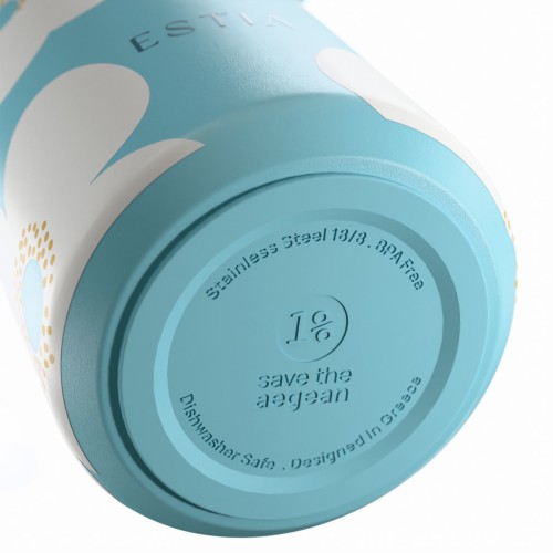 Estia ESTIA ΘΕΡΜΟΣ PULSE  SAVE THE AEGEAN 500ml BLUE DAISY