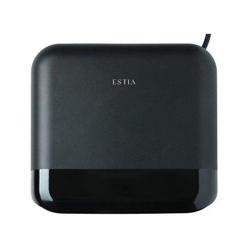Estia ESTIA ΤΟΣΤΙΕΡΑ BLACK & INOX 2 ΘΕΣΕΩΝ 800W ΜΕ ΑΠΟΣΠΩΜΕΝΕΣ ΑΝΤΙΚΟΛΛΗΤΙΚΕΣ ΠΛΑΚΕΣ