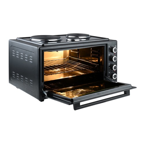 Estia ESTIA ΗΛΕΚΤΡΙΚΟ ΦΟΥΡΝΑΚΙ MASTERCOOK COMPACT 2950W 48lt ΜΕ 3 ΕΣΤΙΕΣ ΚΑΙ 4 ΛΕΙΤΟΥΡΓΙΕΣ ΑΝΤΙΣΤΑΣΗΣ