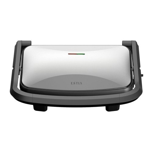 Estia ESTIA ΤΟΣΤΙΕΡΑ INOXSENSE 2 ΘΕΣΕΩΝ 1000W ΜΕ ΑΝΤΙΚΟΛΛΗΤΙΚΕΣ ΠΛΑΚΕΣ