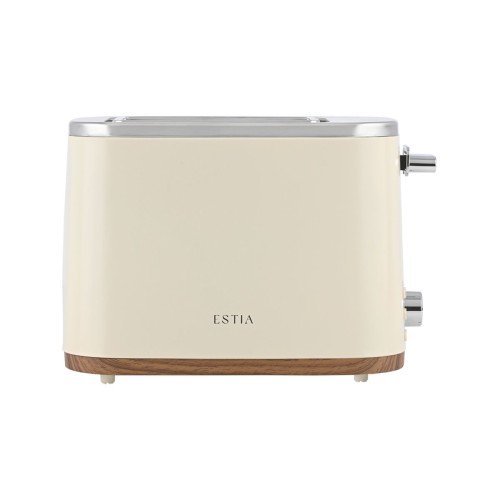 Estia ESTIA ΦΡΥΓΑΝΙΕΡΑ  PURE CREAM 2 ΘΕΣΕΩΝ 800W ΚΡΕΜ