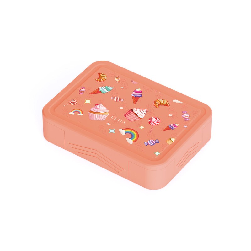 Estia ESTIA ΠΑΙΔΙΚΟ ΦΑΓΗΤΟΔΟΧΕΙΟ SAVE THE AEGEAN 1330ml ΜΕ 5 ΘΗΚΕΣ CANDY SKY
