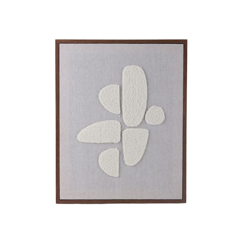 Estia ESTIA ΔΙΑΚΟΣΜΗΤΙΚΟΣ ΠΙΝΑΚΑΣ ΣΕ ΚΑΜΒΑ FIBRA ΜΕ ΞΥΛΙΝΟ ΠΛΑΙΣΙΟ 40x2,5x50cm