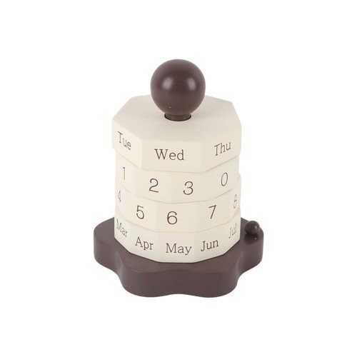 Estia ESTIA ΞΥΛΙΝΟ ΔΙΑΚΟΣΜΗΤΙΚΟ ΗΜΕΡΟΛΟΓΙΟ FIBRA 10x13cm