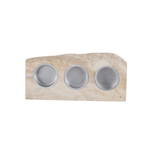 Estia ESTIA ΞΥΛΙΝΟ ΚΗΡΟΠΗΓΙΟ ΓΙΑ ΡΕΣΩ 3 ΘΕΣΕΩΝ FIBRA 19x9x2,5cm