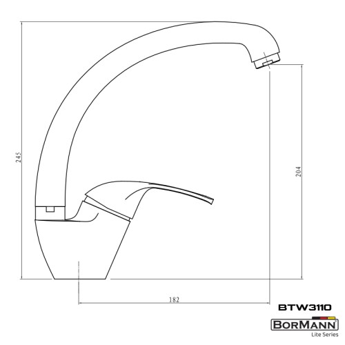 Bormann Μπαταρία Κουζίνας Supreme BTW3110 026112