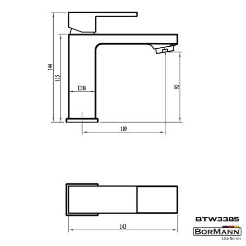 Bormann Μπαταρία Νιπτήρα Fiona BTW3385