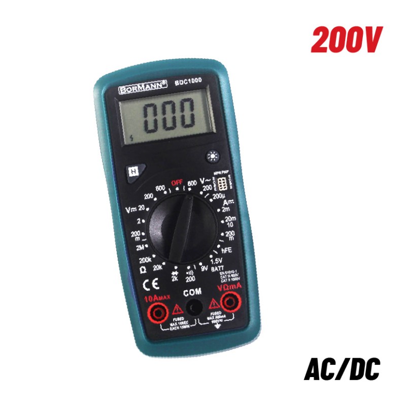 Bormann Πολύμετρο Ψηφιακό BDC1000