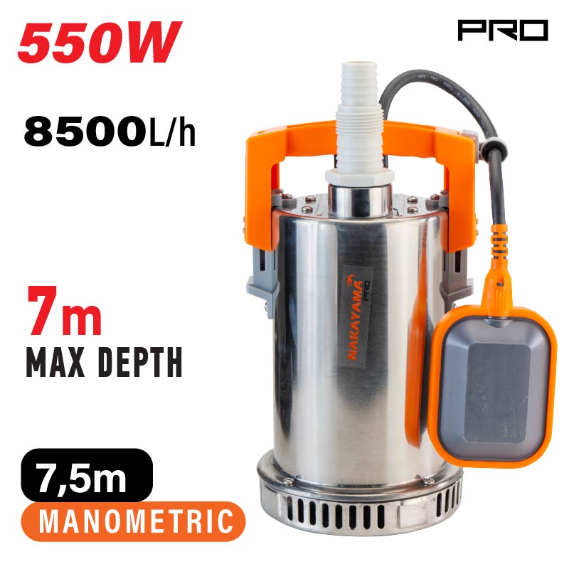 Nakayama Αντλία Ομβρίων NP1050 Inox