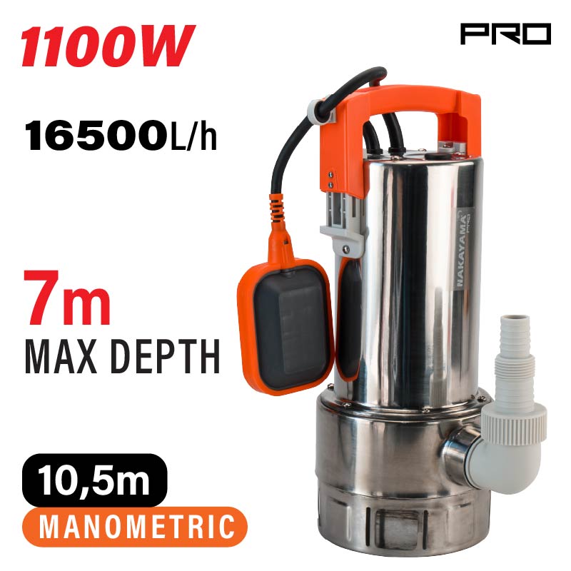Nakayama Αντλία Ακάθαρτων NP1060 Inox Pro