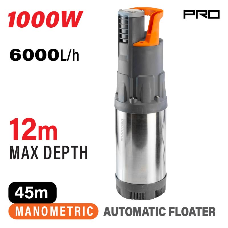 Nakayama Αντλία Αρδευσής Υποβρύχια Καθαρού Νερού NP1180