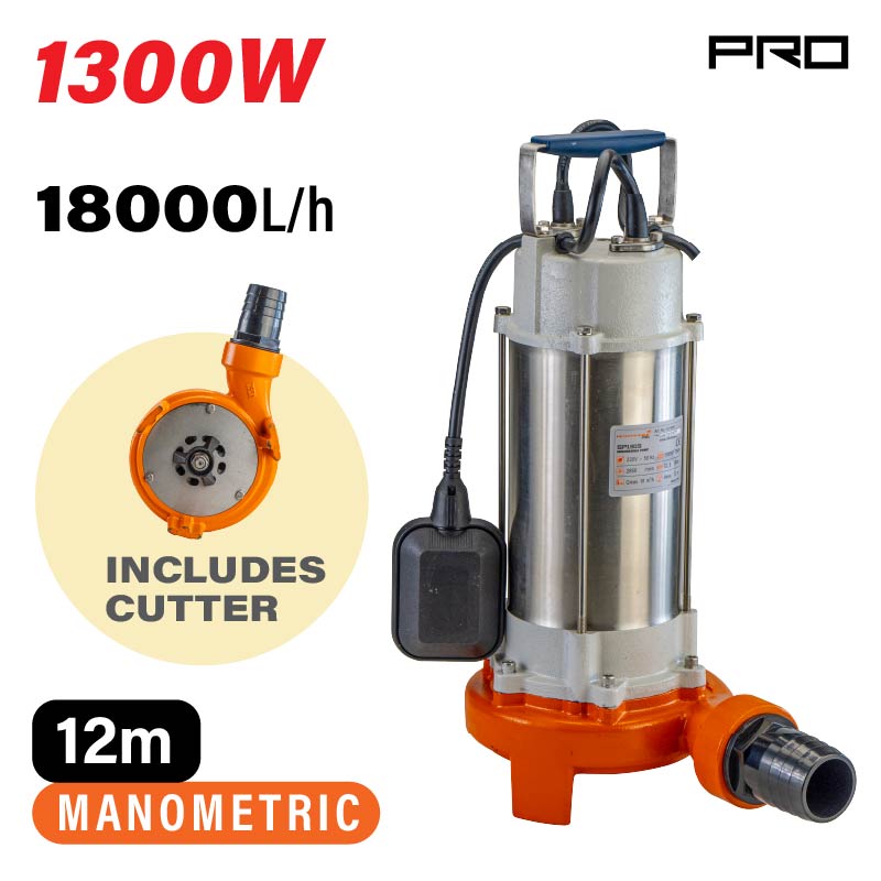 Nakayama Aντλία Λυμάτων Με Κοπτήρα SP1315 (051848)