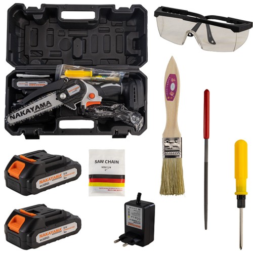 Nakayama Κλαδευτικό Αλυσοπρίονο Μπαταρίας EC1050 (075028) με Μπαταρία 21V και Φορτιστή