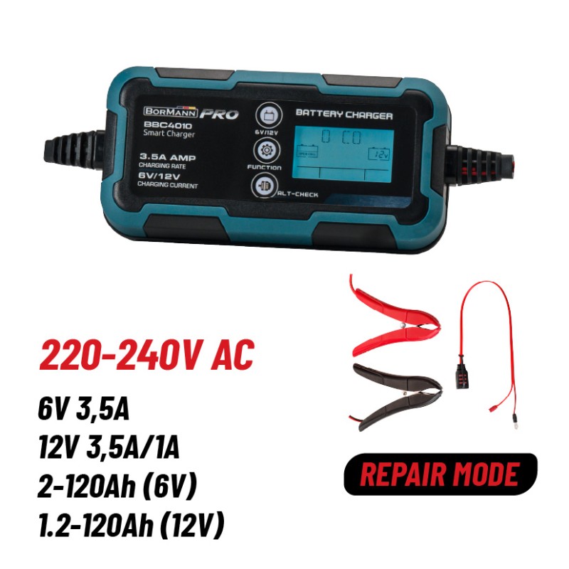 Bormann Φορτιστής-Συντηρητής BBC4010 Pro (037224)
