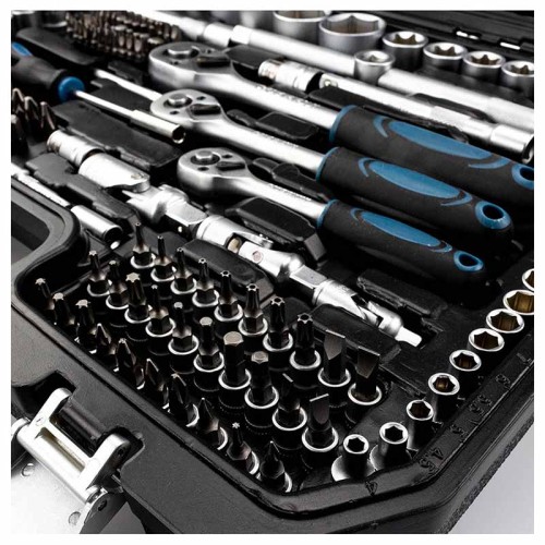 Bormann Σετ Καρυδάκια με Καστάνια και Προέκταση BHT5220 Pro 215τμχ