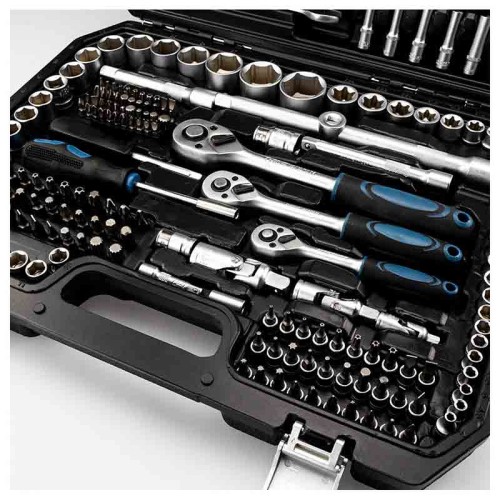 Bormann Σετ Καρυδάκια με Καστάνια και Προέκταση BHT5220 Pro 215τμχ