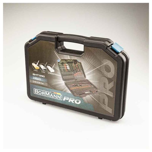 Bormann Σετ Τρυπάνια Μύτες, Ποτηροτρύπανα & Καρυδομύτες BHT1390 Pro 246τμχ