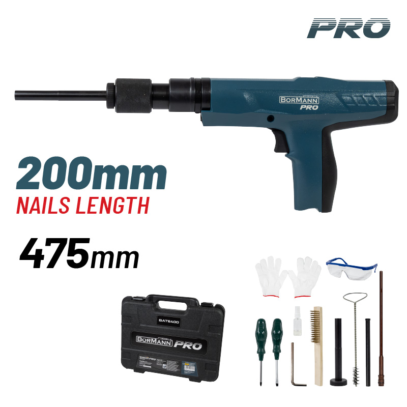 Bormann Καρφωτικό Φυσιγγιού BAT6400 (075882) για τη Στερέωση Μόνωσης Pro