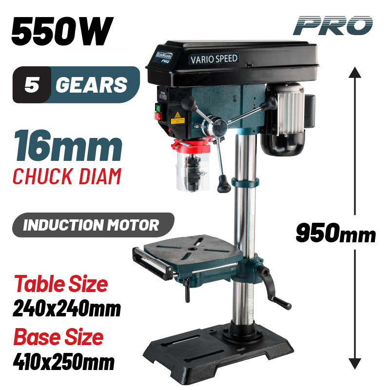 Bormann Κολωνάτο Δράπανο BKD1850 Pro (034964)