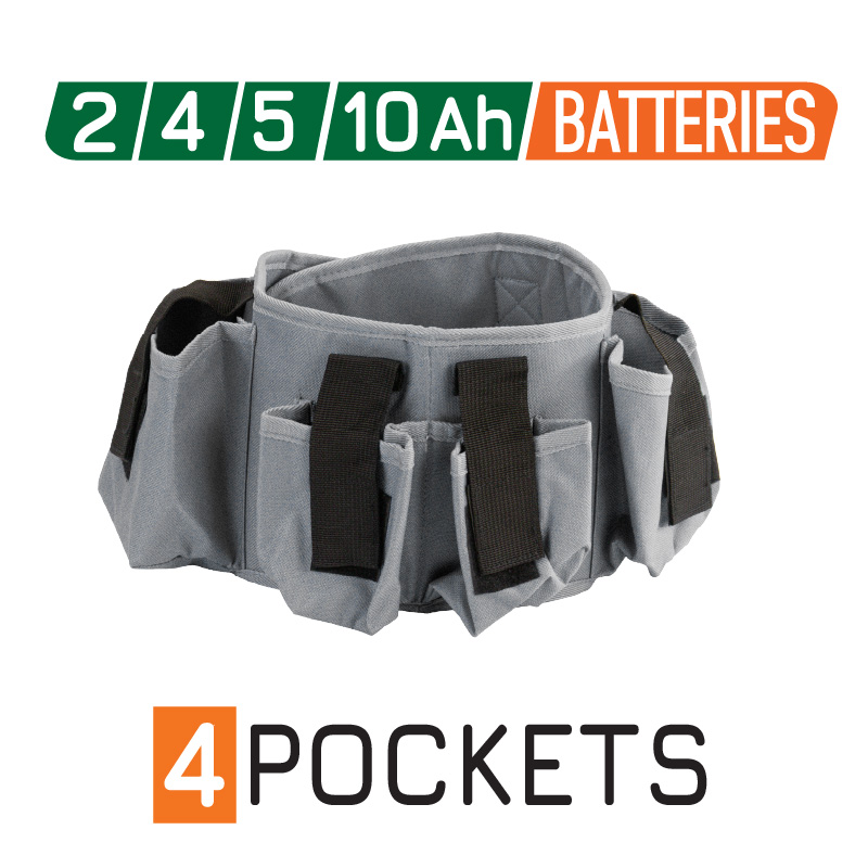 Nakayama Θήκη Μέσης EC1604 (071716) 2 Μπαταριών 