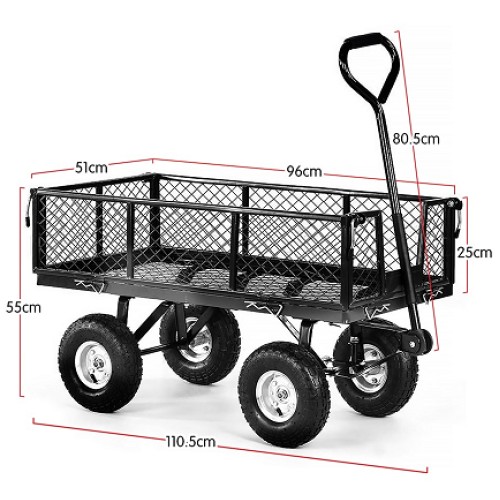 Bormann Ρυμουλκούμενο Καρότσι Κήπου BWB3600 (056409)