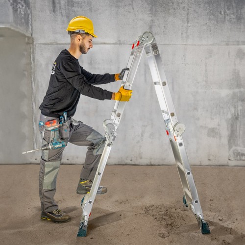 Bormann Σκάλα Αλουμινίου Πολυμορφική 4x3 BHL5040 Pro 