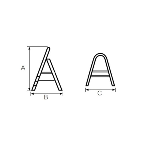 Bormann Σκαλοκάθισμα BHL6012 (077381) 2 Σκαλιών Pro