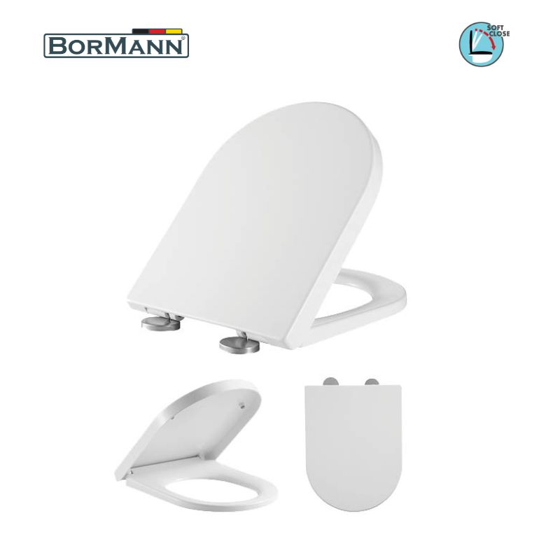 Bormann Κάλυμμα Λεκάνης Gemini BTW1010 Soft Close Λευκό