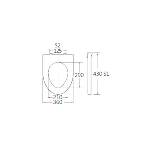 Bormann Κάλυμμα Λεκάνης AQUA BTW1085 (056652) Lite