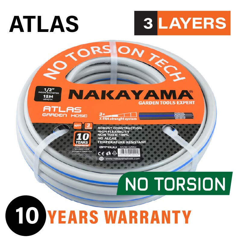 Nakayama Λάστιχο Atlas GH4100 15m 1/2''