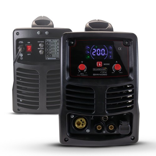 BORMANN Pro BORMANN Pro BIW4050 Ηλεκτροκόλληση Inverter Απόδοση 250Α/60%, Ψηφ.Οθόνης, Μεγ.Ηλεκτρόδιο 5mm